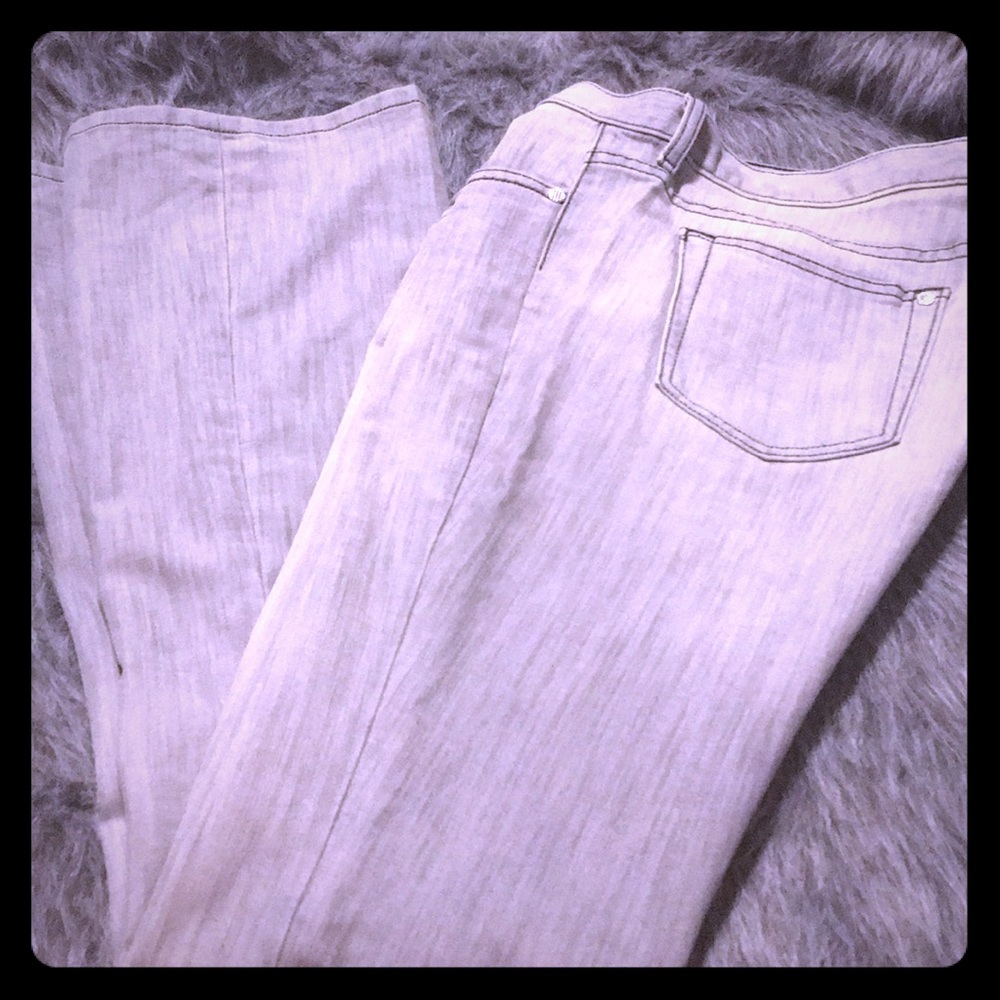 Bebe faded black jeans